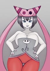 big_breasts big_breasts big_thighs big_titties black_hair cavendizh clothing curvaceous curvaceous_female curvaceous_figure curvy curvy_figure curvy_hips female female_focus female_only original original_character short_hair white_skin