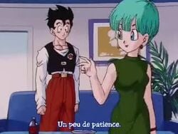 animated blush bulma_briefs clothes color desto dragon_ball dragon_ball_z fellatio female french_text hair human insertion male mp4 naked nude oral original_voice parodieparadise penis son_gohan sound straight tagme teal_hair video voice_acted vulva