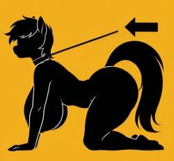 1female 1girls ai_assisted ai_generated anthro anthro_female anthro_focus anthro_only arrow arrow_(symbol) arrow_sign black_body bottom_heavy bottom_heavy_female bubble_ass bubble_butt civitai collar coloredbin.ai coloredbin_ai convenient_censoring convenient_censorship crawling curvy curvy_anthro curvy_ass curvy_butt curvy_female curvy_figure dog_collar female female_anthro female_focus female_only hanging_boobs hanging_breasts hanging_tits horse_ears horse_girl horse_tail horsegirl huge_ass huge_boobs huge_breasts huge_butt large_ass large_boobs large_breasts large_butt large_tits leash leash_and_collar leashed_collar leashed_female massive_boobs massive_breasts massive_tits my_little_pony on_all_fours on_fours on_knees outline pony round_ass round_butt short_hair side_view silhouette silhouetted_body simple_background slim_anthro slim_female slim_figure slim_girl slim_waist snout solo solo_anthro solo_female solo_focus tail thick_thighs top_heavy top_heavy_breasts warning_sign warning_sign_person white_outline yellow_background