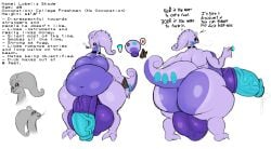 big_ass big_balls big_butt goodra huge_ass huge_cock male obese pokemon retracted_foreskin smoking text