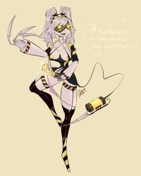 futanari hornstarkitty horsecock j_(murder_drones) micro_bikini murder_drones