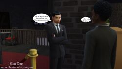 3d body_guard bodyguard bouncer caption comic comic_page darion_houston(sim_doe) english english_text job_interview original_characters sim_doe sims sims4 sims_4 speech_bubble speech_bubbles the_sims the_sims_4