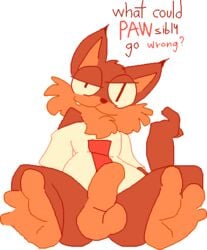 balls bubsy bubsy_(series) dialogue english_text feline huffing-taint male male_only mammal penis solo text transparent_background video_games