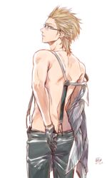 final_fantasy final_fantasy_xv ignis_scientia male_only shirtless tagme