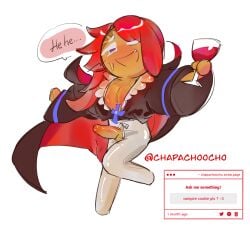 chapachoocho cookie_run cookie_run_kingdom cookie_run_ovenbreak male male_only penis tagme vampire_cookie wine