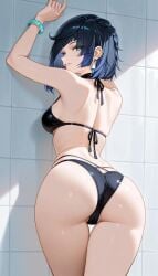 ai_generated bikini bkai genshin_impact sexy yelan_(genshin_impact)