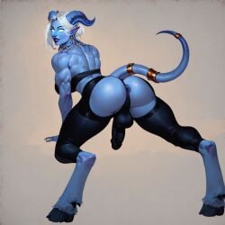 1futa ai_generated anal_access ass backless_panties blue_eyes blue_skin draenei draenei_futa futa_only futanari futanari intersex lingerie muscular muscular_futa muscular_futanari nowrin solo stable_diffusion warcraft white_hair world_of_warcraft