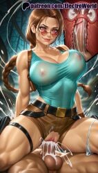 1boy 1girls 2025 ai_generated artist_name belt braid breasts breasts breasts brown_hair bust cervix chest clit clitoral_hood clitoris clothed_female_nude_male clothed_sex cock covered_nipples cowgirl_position cowgirl_position cross_section cum cum_in_ass cum_in_pussy dick ejaculation electroworld excessive_cum exposed_clitoris exposed_pussy female fucking glasses hi_res high_quality high_resolution highres intercourse internal_cumshot juicy_pussy lara_croft legs_apart legs_spread long_hair love_making muscular_female nude open_legs overflow panties panties_around_one_leg patreon patreon_username penetration penis pussy riding round_eyewear sex sex_from_behind sexual_intercourse single_braid solo_focus sperm_cell splayed_legs spread_legs stable_diffusion straddling straight testicles tight_pussy tomb_raider torn_clothes uncensored underwear uterus vagina vaginal_penetration very_long_hair watermark woman_on_top