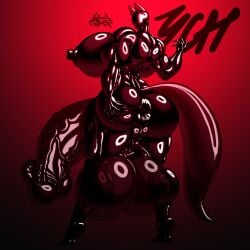 anus big_balls big_breasts big_butt donut_anus faceless gaping_anus huge_ass huge_balls huge_breasts huge_butt huge_cock huge_cock latex muscular rashchaos spread_butt thick_thighs ych