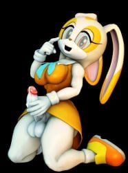 1futa 3d anthro balls breasts brown_eyes brown_nose bunny bunny_ears bunny_girl cream_the_rabbit cum dress ejaculation erection fur furry futa_only futanari gloves long_ears masturbation penis rabbit rabbit_ears rabbit_girl sega senna_source sfm shoes smile sonic_(series) sonic_the_hedgehog_(series)