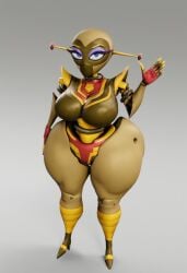 1girls 1robot_girl 3d 3d_model ai ai_generated alien_humanoid big_ass big_breasts big_butt bubble_ass bubble_butt counselor_dish duck_dodgers female female_focus female_only fembot green_body martian robot robot_girl robot_humanoid simple_background solo solo_female solo_focus tagme thick_ass thick_thighs vulkyasha_(style)