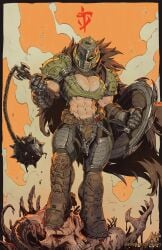 1girls abs athletic athletic_female bethesda_softworks big_ass big_breasts big_thighs breasts bust busty chest curvaceous curvy curvy_figure digital_media_(artwork) doom doom:_the_dark_ages doom_(series) doom_slayer_(doom) doomgal female hips huge_ass huge_breasts huge_thighs id_software kajinman large_ass large_breasts large_thighs legs mature mature_female muscular muscular_female rule_63 slim_waist thick thick_hips thick_legs thick_thighs thighs voluptuous waist wide_hips wide_thighs