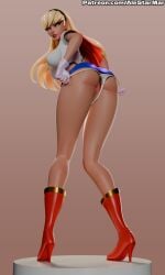 1girls 3d alestarmar alien alien_girl alien_humanoid big_ass big_breasts breasts bust busty curvaceous curvy curvy_figure dc dc_comics female high_heel_boots high_heels hips huge_ass huge_breasts humanoid kara_danvers kara_kent kara_zor-el kryptonian large_ass large_breasts mature mature_female slim_waist supergirl superman:_the_animated_series superman_(series) thick thick_hips thick_legs thick_thighs thighs voluptuous waist wide_hips