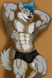 buff furry furry_male furry_only furry_sexy hot_dog muscles muscular muscular_male sex_toy