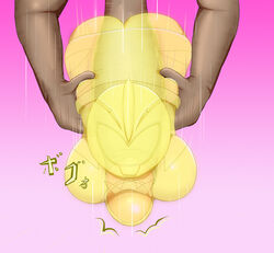 huge_cock kira_ford onahole power_rangers power_rangers_dino_thunder stomach_bulge yellow_ranger yorotoru