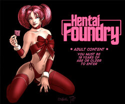 hentai_foundry mascot pink_hair red_eyes tagme tied_hair truely twintails