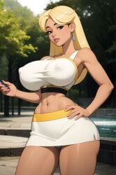 1girls ai_generated blonde_female blonde_hair blonde_hair blonde_hair_female curvaceous curvaceous_body curves curvy curvy_body curvy_female curvy_figure female female female_only hourglass_figure kelly_(tdi) light-skinned_female light_skin milf mrseyker nipples nipples_visible_through_clothing solo solo_female total_drama_(series) total_drama_island voluptuous voluptuous_female