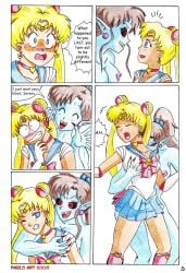 ass bat bishoujo_senshi_sailor_moon bite bite_mark black_sclera blonde_hair breasts brown_hair claws clothing comic corruption english_text femsub glowing glowing_eyes large_breasts locofuria long_hair makoto_kino medium_breasts nipples page_5 page_number panties pointy_ears pubic_hair sailor_jupiter sailor_moon skirt small_breasts text traditional transformation usagi_tsukino vampire