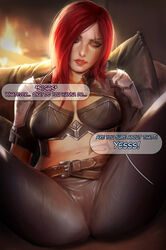 firolian katarina_du_couteau katarina_shaving_pussy league_of_legends patreon_reward