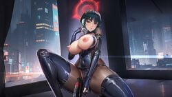 aeons_echo agent big_breasts hestia_(aeons_echo) maiden screencap screenshot video_game