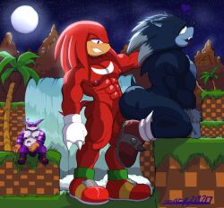 anal anal_sex anthro balls big_the_cat boner echidna erection feline furry gay hunnipanda knuckles_the_echidna male male_only muscles muscular nude penis sega sex sonic_(series) sonic_the_hedgehog sonic_the_werehog tongue_out werehog zackdadawg