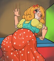 big_breasts blonde_hair female light-skinned_female madjester miss_delight poppy_playtime robot_girl thick_thighs