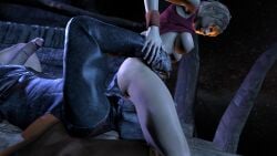 3d big_breasts breasts cheryl_mason dead_by_daylight frank licking_pussy sex silent_hill_3