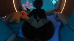 1boy big_ass bubble_butt huge_ass male merfolk merman sebastian_solace tagme thick_thighs wide_hips zer0264