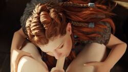 1boy 1girls 3d 3d_model aloy cgi clothed clothed_female clothed_female_clothed_male clothed_male clothed_male_clothed_female clothed_sex female guerilla_games horizon_forbidden_west horizon_zero_dawn interior interior_scene interior_view junkerz kneeling male office office_sex oral oral_sex penis penis_in_mouth sony_interactive_entertainment under_the_desk under_the_table