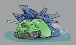 aircraft huge_ass military shitpost tagme tank vehicle vehicle_penetration vehicle_sex what why wtf zeraniumz