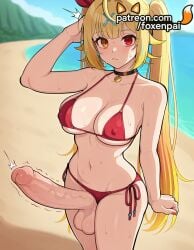 1futa 2025 ^^^ ai_generated artist_name beach bikini blonde_hair blue_sky breasts breasts breasts bust chest choker cock day dick erection foxenpai futanari hair_ornament heterochromia hi_res high_quality high_resolution highres hoshikawa_sara large_penis large_testicles long_hair motion_lines navel nijisanji ocean outdoors patreon patreon_username penis precum red_eyes sand side-tie_bikini sky solo stable_diffusion sweat swimsuit testicles trembling twitching_penis uncensored veins veiny_penis virtual_youtuber watermark