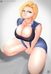 android 18 from dragon ball by jukuta