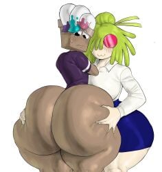 1futa 1girls ass bottom_heavy brusha_(dandy's_world) dagothurfanclub dandy's_world dogrush female futa_on_female futanari grabbing grabbing_ass huge_ass hyper hyper_ass tagme