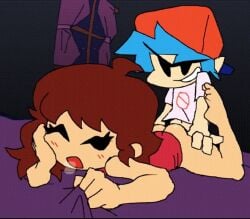 1boy 1girls 30_seconds 4_toes animated auburn_hair audible_creampie bed_creaking bedroom bendoverarts69 blush boyfriend_(friday_night_funkin) canon_couple creaking cum cum_in_pussy cum_inside cumming_in_pussy cumming_inside cute damencho ejaculation feet female friday_night_funkin girlfriend_(friday_night_funkin) heart in_bed longer_than_10_seconds looking_at_partner male moaning moaning_in_pleasure music panting partially_clothed penis penis_in_pussy plap_(sound) pussy sex sound sound_edit tagme vaginal_penetration video