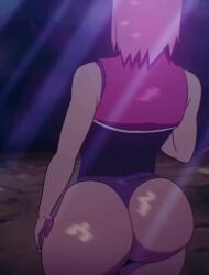 animated ass ass_focus ass_shake cropped cut d-art naruto naruto_(series) naruto_shippuden pink_hair sakura_haruno tagme video