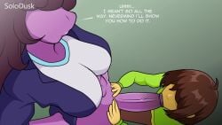 1femboy 1futa 2d_animation big_balls big_butt big_dick blowjob brown_hair clothed_sex cum_while_penetrated deep_penetration deltarune dialogue dick_piercing female femboy grabbing_ass hair_over_eyes kris_(deltarune) longer_than_10_seconds longer_than_30_seconds longer_than_one_minute muscular_female muscular_thighs rubbing_ass shorter_than_two_minutes small_ass smile solodusk57 sucking_tip susie_(deltarune) tagme taking_off_pants video
