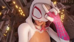 1boy 1boy1girl 1girl 3d blender blender_(software) blonde_hair blue_eyes canon_couple city cityscape cowgirl_position dark-skinned_male dark_skin female_moaning female_penetrated fortnite gwen_stacy gwen_stacy_(spider-verse) interracial laughing male/female male_penetrating_female marvel mask masked_male miles_morales miles_morales_(spider-verse) moan moaning moaning_in_pleasure opennsfwsp_(va) outdoor_nudity outdoor_sex outdoors partially_clothed partially_nude penetration pink_highlights riding_penis ripped_clothing ripped_costume smiling sony_pictures_animation sound spider-gwen spider-man spider-man:_across_the_spider-verse spider-man_(series) straight superhero superhero_costume superheroine superheroine_costume tagme vaginal_penetration video x_redeyes zarp3d