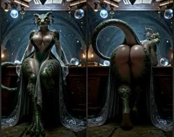 ai_generated ai_assisted lizard_humanoid lizard_girl lizard_tail pussy female scalie female_only masturbation scalie_female furry_female furry scalie_only voluptuous big_butt big_breasts big_ass teasing sexy presenting presenting_hindquarters presenting_pussy skimpy_armor skimpy_clothes latexlobo skyrim the_elder_scrolls argonian