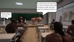 3d breasts classroom dark-skinned_male dark_hair huge_ass huge_breasts interracial makad321 male mrs.cockers multiple_girls multiple_males skyrim teacher