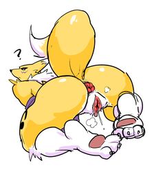 anus ass digimon furry presenting pussy renamon watatanza