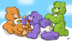 2006 anthro bear care_bear care_bears champ_bear earthbone furry good_luck_bear share_bear straight tagme threesome vaginal vaginal_penetration vaginal_sex