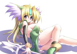 ass big_breasts blonde_hair blue_eyes blush breasts fct gunner-l huge_breasts large_breasts looking_at_viewer milktank panties princess riesz seiken_densetsu seiken_densetsu_3 simple_background tagme trials_of_mana white_background