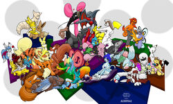 absol anal arcanine average bisexual bludgeon bulbasaur butterfree celebi charmander charmeleon color cunnilingus eevee eeveelution espeon fellatio female flying_fox furry geodude growlithe hair interspecies ivysaur jolteon kecleon male mewtwo minun moogle mudkip multiple_females multiple_males nintendo no_humans oral orgy pikachu pokemon pokemon_(species) pokemon_gsc pokemon_rgby pokemon_rse sex straight straight_hair tail tentacle_on_male totodile umbreon vaginal_penetration vulpix yaoi