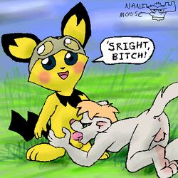 2boys anthro furry male_only nanimoose nintendo pichu pokemon tagme