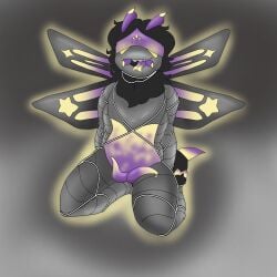1boy 2_penises 4_wings bondage diphallia diphallism drone glitch_productions male male_only moth_antennae moth_boy moth_wings multi_genitalia multi_penis multi_wing murder_drones murder_drones_oc oc penis robot tied_up