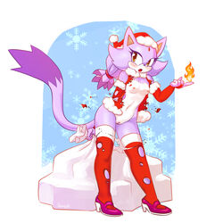 blaze the cat from christmas by sparkydb
