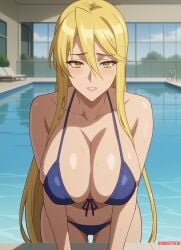 ai_assisted ai_generated anime highschool_of_the_dead shizuka_marikawa