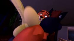 1boy1futa anal anal_sex animated anthro anthro_on_anthro anthro_only bedroom big_ass big_breasts big_penis black_body breasts bubble_butt cleavage cum_inside duo ejaculation fox furry furry_only futa_on_male futanari huge_ass huge_breasts huge_cock indoors indoors_sex intersex male male_on_futa masturbation nick_wilde nicolaowo nipples no_sound on_bed orgasm penis scp-1471 scp-1471-a_(da.nilkaz) scp_foundation sex soles stomach_bulge tagme thick_thighs video wide_hips zootopia