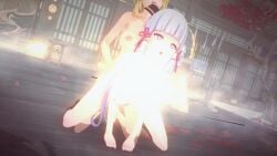 2girls 3d animated big_breasts big_penis creampie doggy_style ejaculation futanari genshin_impact hikar61 hongcha03 kamisato_ayaka koikatsu lumine_(genshin_impact) tagme vaginal_penetration video yuri