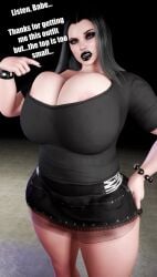 1girls 3d aurora_(sevenarts) aurora_anderson big_ass big_breasts big_thighs breasts bust busty chest curvaceous curvy curvy_figure female female_focus goth goth_girl hips hourglass_figure huge_ass huge_breasts human large_ass large_breasts legs light-skinned_female light_skin mature mature_female original original_character pale-skinned_female pale_skin round_ass round_breasts sevenarts thesevenartsx thick thick_hips thick_legs thick_thighs thighs top_heavy voluptuous voluptuous_female waist wide_hips wide_thighs